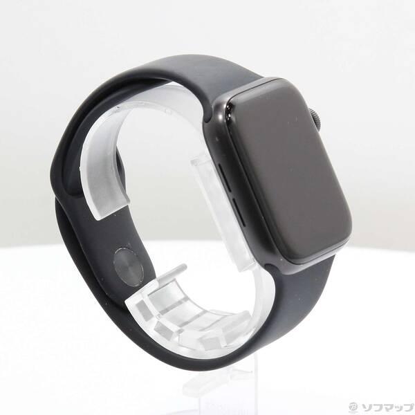 〔中古〕Apple(アップル) Apple Watch Series 5 GPS 44mm スペースグレイアルミニウムケース ブラックスポーツバンド〔262-ud〕｜u-sofmap｜04