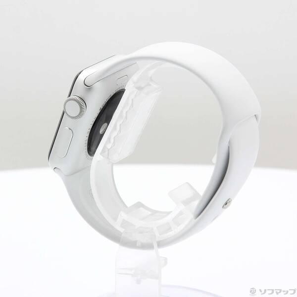 〔中古〕Apple(アップル) Apple Watch Series 3 GPS 38mm シルバーアルミニウムケース ホワイトスポーツバンド〔305-ud〕｜u-sofmap｜02