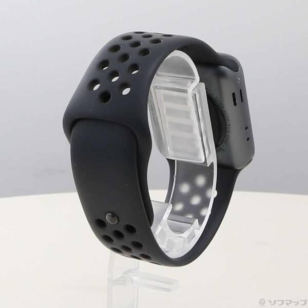 〔中古〕Apple(アップル) Apple Watch Series 3 Nike+ GPS 38mm スペースグレイアルミニウムケース アンスラサイト／ブラックNikeスポーツバンド〔368-ud〕｜u-sofmap｜03