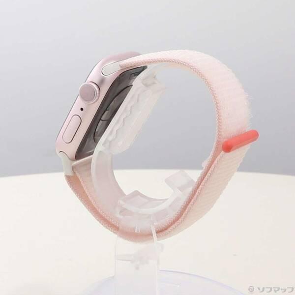 〔中古〕Apple(アップル) Apple Watch Series 9 GPS 41mm ピンクアルミニウムケース ライトピンクスポーツループ〔252-ud〕｜u-sofmap｜02
