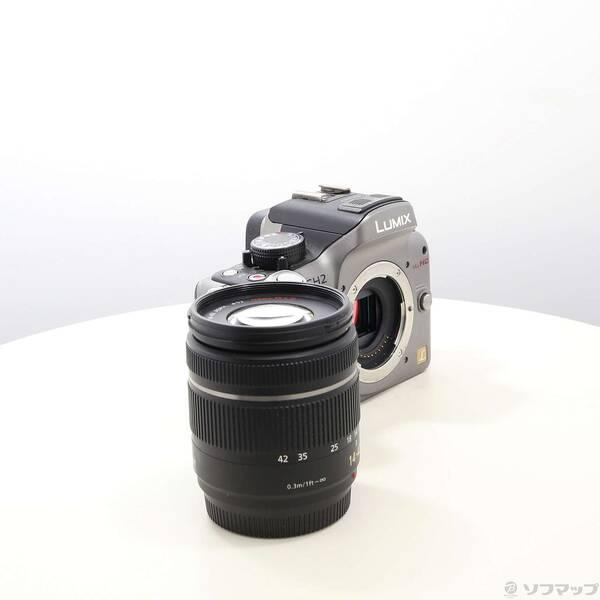 〔中古〕Panasonic(パナソニック) LUMIX DMC-GH2K-S レンズキット(14-42mm) (シルバー) (1605万画素)〔269-ud〕