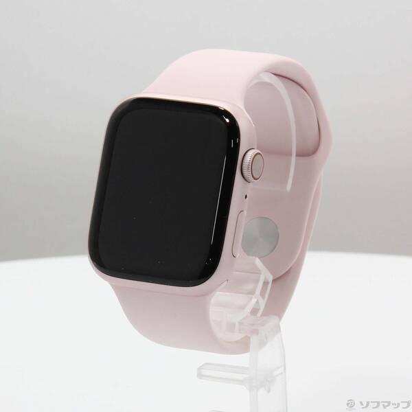〔中古〕Apple(アップル) Apple Watch Series 9 GPS + Cellular 45mm ピンクアルミニウムケース ライトピンクスポーツバンド〔295-ud〕 | 