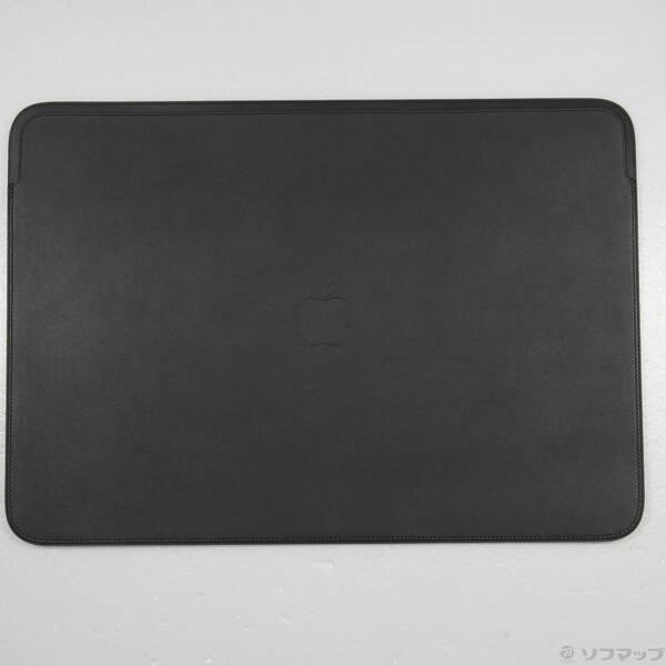〔中古〕Apple(アップル) 〔展示品〕 16インチMacBook Pro用 レザースリーブ ブラック MWVA2FE／A〔276-ud〕 | 