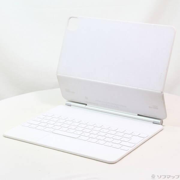 〔中古〕Apple(アップル) 〔展示品〕 12.9インチiPad Pro (第5世代) 用 Magic Keyboard 日本語 ホワイト MJQL3J／A〔348-ud〕 | 