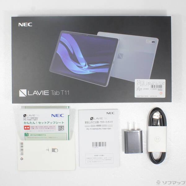 〔中古〕NEC(エヌイーシー) LAVIE Tab T11 T1195／FAS 256GB ストームグレー PC-T1195FAS Wi-Fi〔377-ud〕 |  | 04