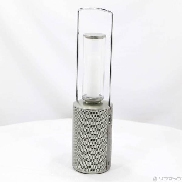 〔中古〕SHARP(シャープ) 〔展示品〕 any ポータブルスピーカーランタン オリーブシルバー DL-FS01L-S〔198-ud〕 | 