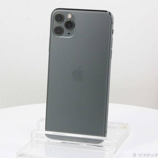 〔中古〕Apple(アップル) iPhone11 Pro Max 256GB ミッドナイトグリーン MWHM2J／A SIMフリー〔262-ud〕 | 