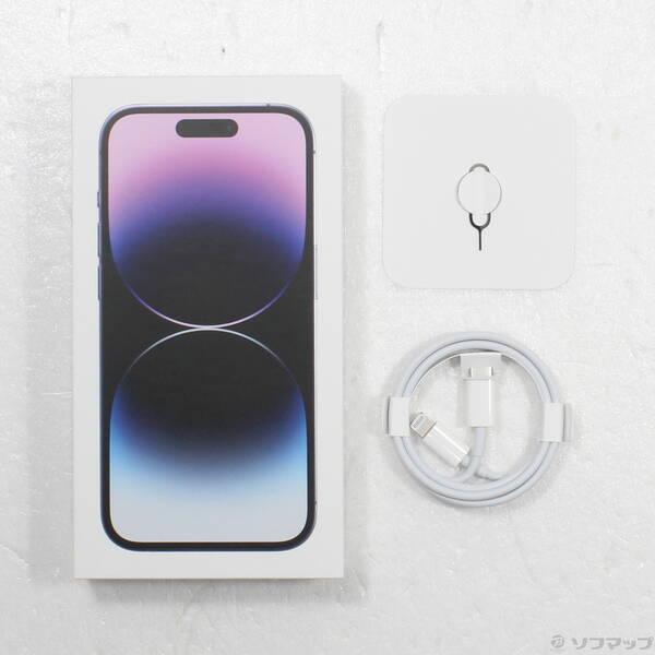 中古〕Apple(アップル) iPhone14 Pro 128GB ディープパープル MQ0F3J 