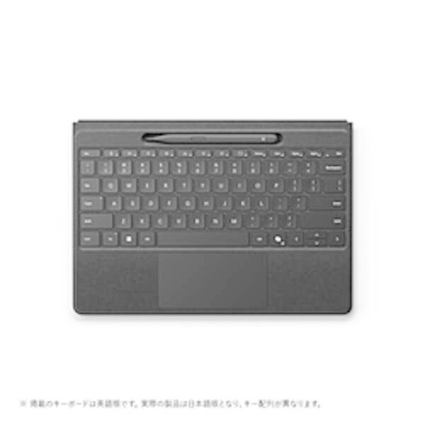 〔中古〕Microsoft(マイクロソフト) 〔展示品〕 Surface Pro フレックスキーボード (ペン収納付き／スリムペン付き) ブラック 8YU-00022〔349-ud〕 | 