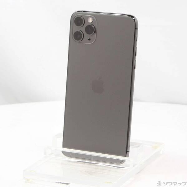 〔中古〕SoftBank iPhone11 Pro Max 256GB スペースグレイ MWHJ2J／A SoftBank〔262-ud〕 | 