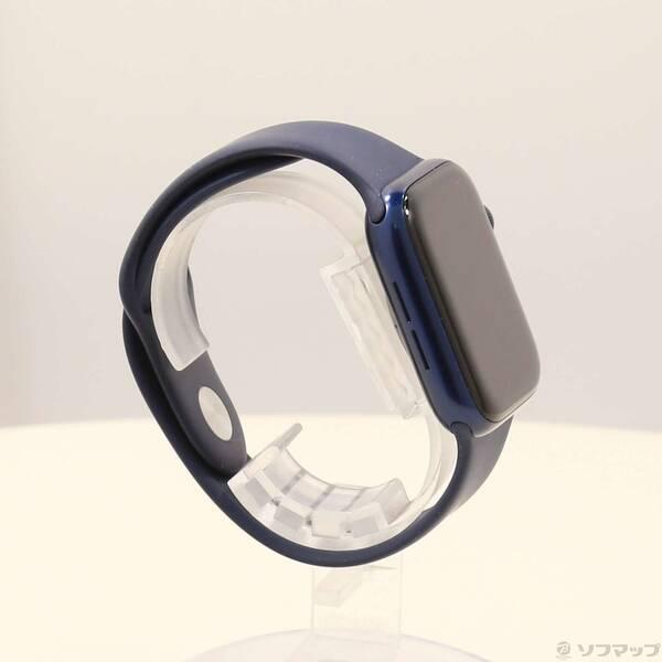 〔中古〕Apple(アップル) Apple Watch Series 6 GPS 44mm ブルーアルミニウムケース ディープネイビースポーツバンド〔344-ud〕 |  | 03