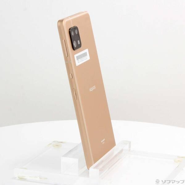 中古B】SIMフリー AU版 AQUOS sense6s SHG07 カッパー AQUOS sense6s