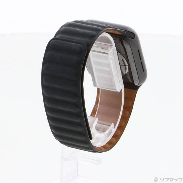 〔中古〕Apple(アップル) Apple Watch Series 6 GPS 40mm スペースグレイアルミニウムケース ミッドナイトレザーリンク〔269-ud〕 |  | 02