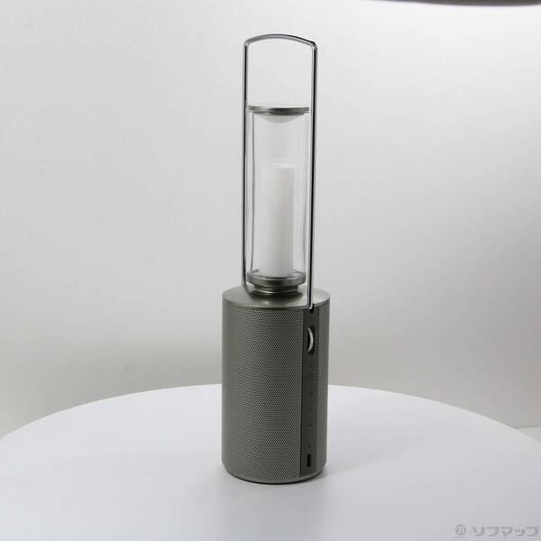 〔中古〕SHARP(シャープ) 〔展示品〕 any ポータブルスピーカーランタン オリーブシルバー DL-FS01L-S〔276-ud〕 | 