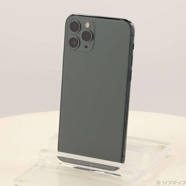 〔中古〕Apple(アップル) iPhone11 Pro 64GB ミッドナイトグリーン MWC62J／A SIMフリー〔262-ud〕 | 