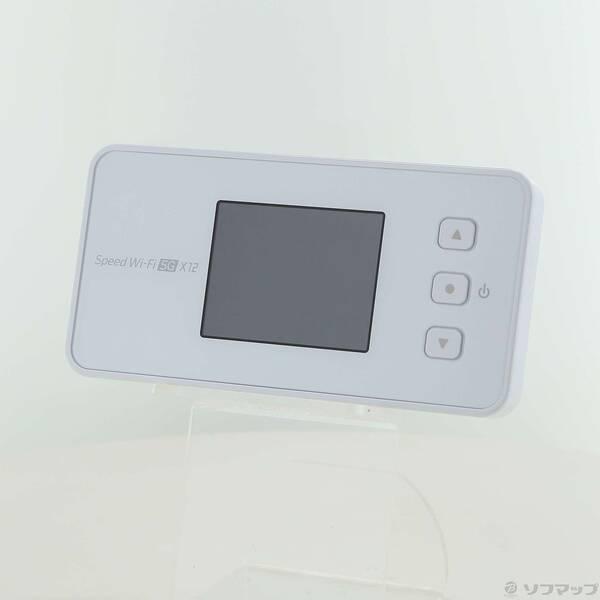 〔中古〕NEC(エヌイーシー) 〔中古品〕 Speed Wi-Fi 5G X12 NAR03SWU アイスホワイト SIMフリー〔344-ud〕 | 
