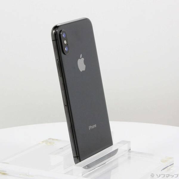 〔中古〕Apple(アップル) iPhoneX 256GB スペースグレイ MQC12J／A SoftBank〔247-ud〕 |  | 03