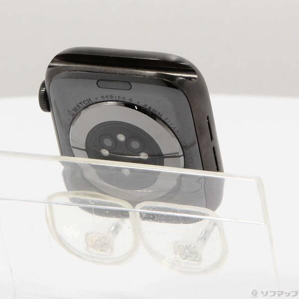 〔中古〕Apple(アップル) Apple Watch Series 6 GPS + Cellular 44mm スペースブラックチタニウムケース バンド無し〔262-ud〕 |  | 02