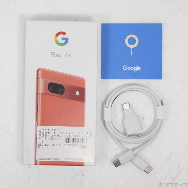 〔中古〕GOOGLE(グーグル) Google Pixel 7a 128GB コーラル GA04438-JP SIMフリー〔258-ud〕 |  | 04