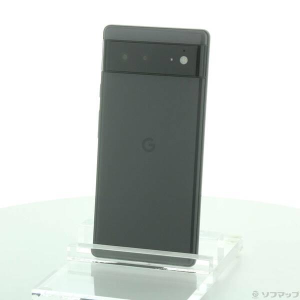 〔中古〕GOOGLE(グーグル) Google Pixel 6 128GB ストーミーブラック GA02900 au SIMフリー〔295-ud〕 | 