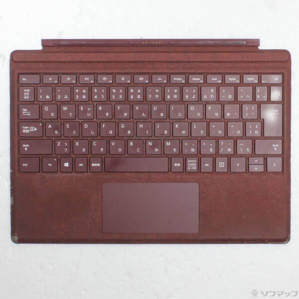 〔中古〕Microsoft(マイクロソフト) Surface Pro Signature タイプカバー FFQ-00059 バーガンディ〔269-ud〕 | 