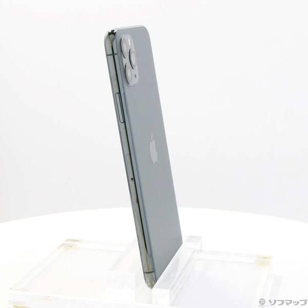 〔中古〕Apple(アップル) iPhone11 Pro Max 256GB ミッドナイトグリーン MWHM2J／A SIMフリー〔196-ud〕 |  | 03