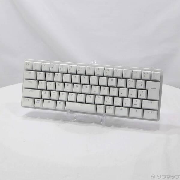 〔中古〕RAZER(レイザー) Huntsman Mini JP Clicky Optical Switch RZ03-03390900-R3J1 ホワイト 紫軸〔344-ud〕 | 