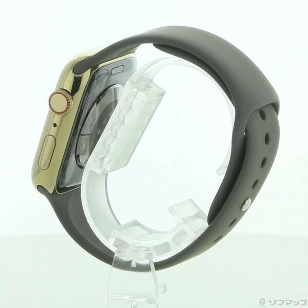 〔中古〕Apple(アップル) Apple Watch Series 9 GPS + Cellular 45mm ゴールドステンレススチールケース クレイスポーツバンド〔377-ud〕 |  | 01