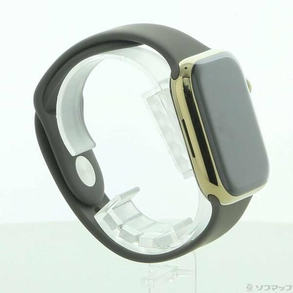 〔中古〕Apple(アップル) Apple Watch Series 9 GPS + Cellular 45mm ゴールドステンレススチールケース クレイスポーツバンド〔377-ud〕 |  | 03