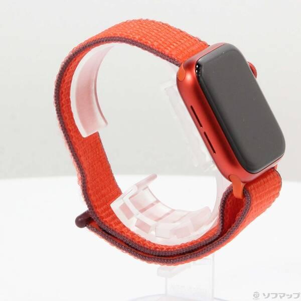 〔中古〕Apple(アップル) Apple Watch Series 6 GPS 40mm (PRODUCT)REDアルミニウムケース レッドスポーツループ〔258-ud〕 |  | 03