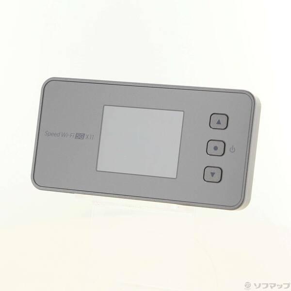 〔中古〕NEC(エヌイーシー) 〔中古品〕 Speed Wi-Fi 5G X11 NAR01SHU チタニウムグレー SIMフリー〔352-ud〕 | 