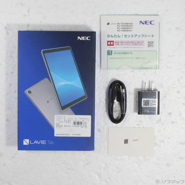 〔中古〕NEC(エヌイーシー) LAVIE Tab E TAB08／F01 32GB シルバー PC-TAB08F01 Wi-Fi〔348-ud〕 |  | 04