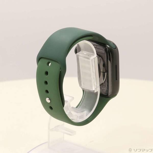 〔中古〕Apple(アップル) Apple Watch Series 7 GPS 45mm グリーンアルミニウムケース クローバースポーツバンド〔344-ud〕 |  | 02