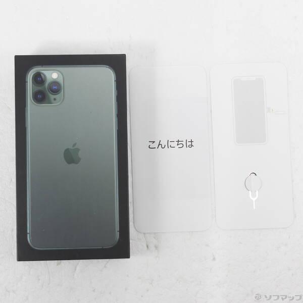 〔中古〕Apple(アップル) iPhone11 Pro Max 64GB ミッドナイトグリーン MWHH2J／A SIMフリー〔269-ud〕 |  | 04