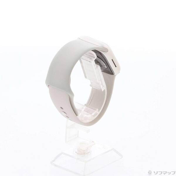 〔中古〕Apple(アップル) Apple Watch Series 7 GPS + Cellular 41mm スターライトアルミニウムケース スターライトスポーツバンド〔262-ud〕 |  | 02
