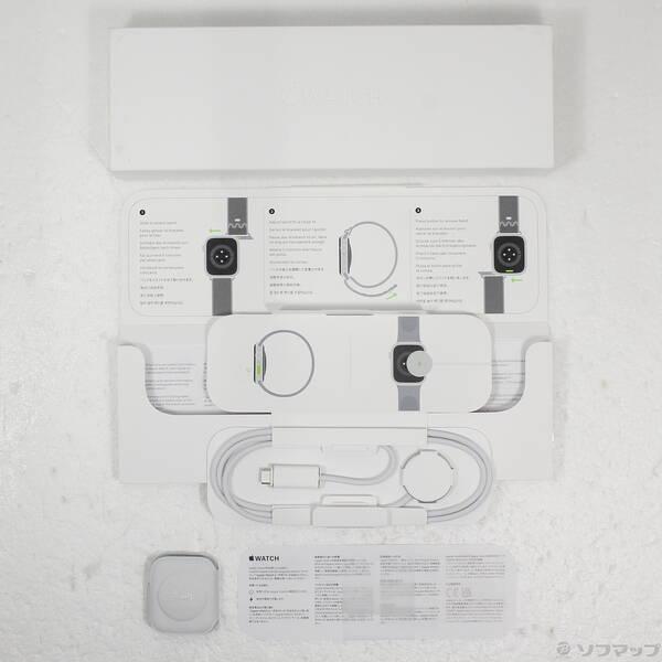 〔中古〕Apple(アップル) Apple Watch Series 9 GPS 45mm シルバーアルミニウムケース ブラック／ブルーNikeスポーツループ〔262-ud〕 |  | 04