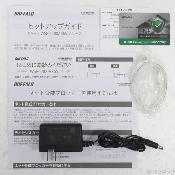 〔中古〕BUFFALO(バッファロー） WSR-5400AX6S／NMB マットブラック〔262-ud〕 |  | 04