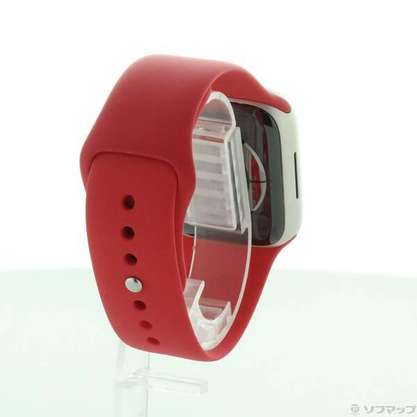 〔中古〕Apple(アップル) Apple Watch Series 7 GPS 41mm スターライトアルミニウムケース レッドスポーツバンド〔262-ud〕 |  | 02