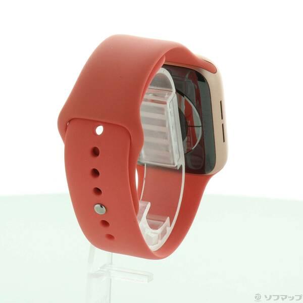 〔中古〕Apple(アップル) Apple Watch Series 6 GPS + Cellular 44mm ゴールドアルミニウムケース ピンクシトラススポーツバンド〔196-ud〕 |  | 02