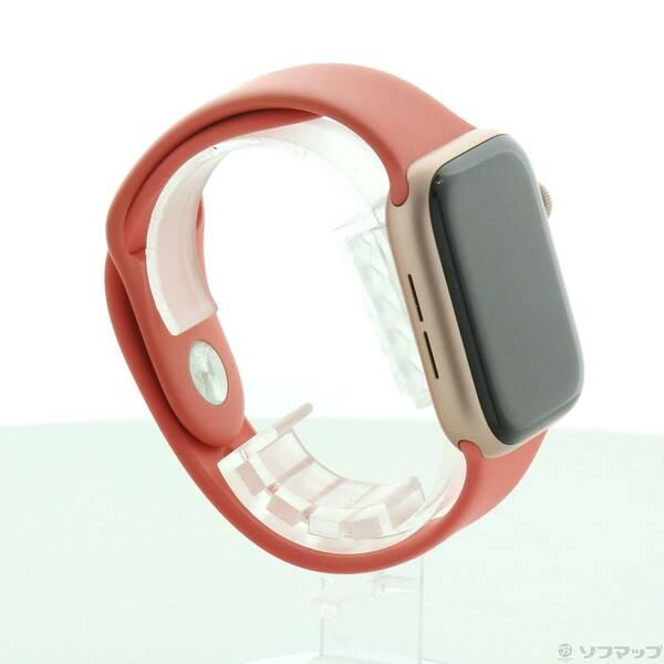 〔中古〕Apple(アップル) Apple Watch Series 6 GPS + Cellular 44mm ゴールドアルミニウムケース ピンクシトラススポーツバンド〔196-ud〕 |  | 03