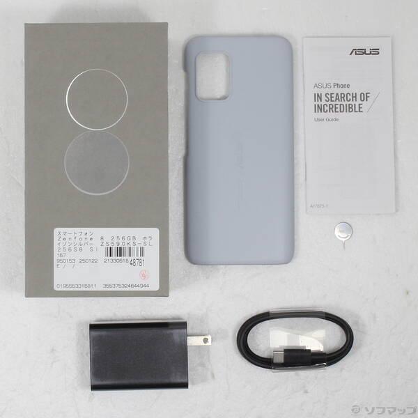 〔中古〕ASUS(エイスース) Zenfone 8 256GB ホライゾンシルバー ZS590KS-SL256S8 SIMフリー〔276-ud〕 |  | 04