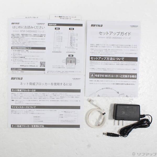 〔中古〕BUFFALO(バッファロー） AirStation WSR-5400AX6S／DMB マットブラック〔262-ud〕 |  | 04