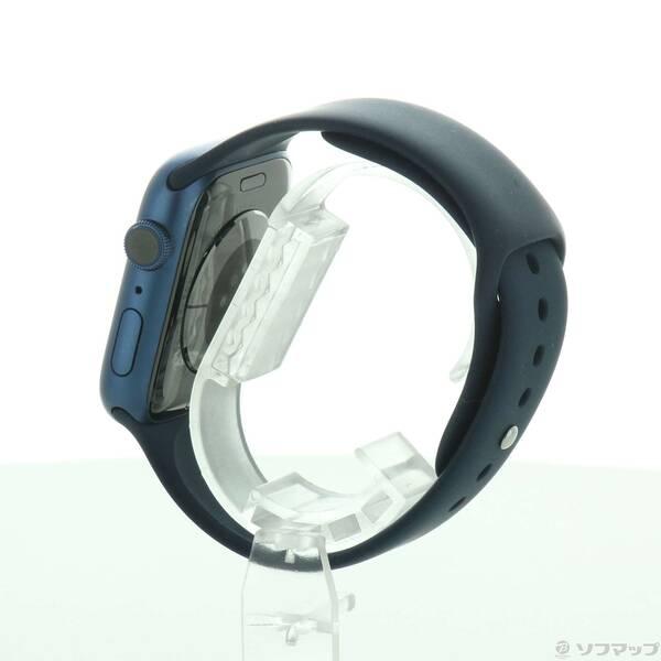 〔中古〕Apple(アップル) Apple Watch Series 7 GPS 45mm ブルーアルミニウムケース アビスブルースポーツバンド〔262-ud〕 |  | 01