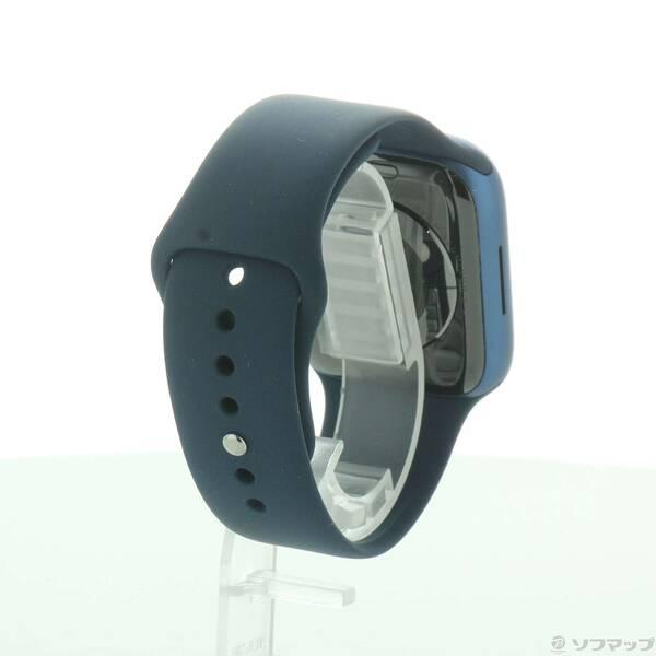 〔中古〕Apple(アップル) Apple Watch Series 7 GPS 45mm ブルーアルミニウムケース アビスブルースポーツバンド〔262-ud〕 |  | 02