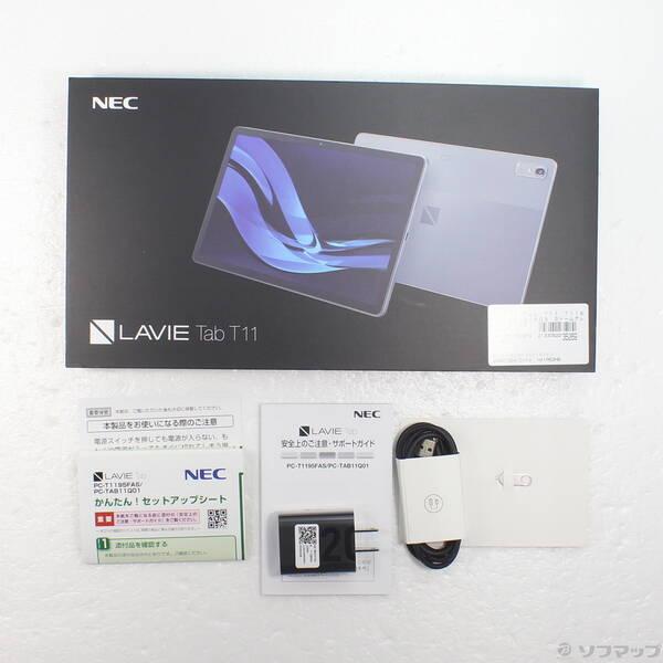 〔中古〕NEC(エヌイーシー) 〔展示品〕 LAVIE Tab T11 T1195／FAS 256GB ストームグレー PC-T1195FAS Wi-Fi〔262-ud〕 |  | 04