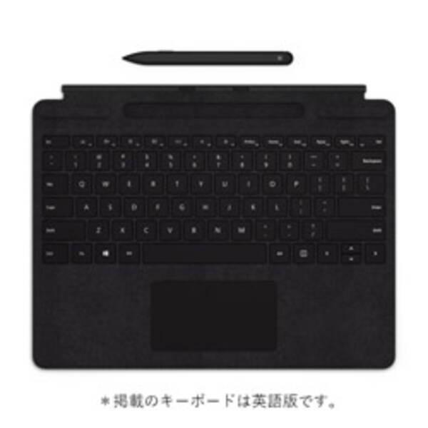 〔中古〕Microsoft(マイクロソフト) スリムペン付き Surface Pro X Signature キーボード 日本語 QSW-00019 ブラック〔262-ud〕 | 