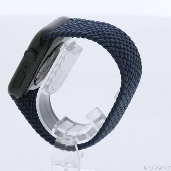 〔中古〕Apple(アップル) Apple Watch Series 7 GPS 45mm グリーンアルミニウムケース アビスブルーブレイデッドソロループ〔262-ud〕 |  | 01