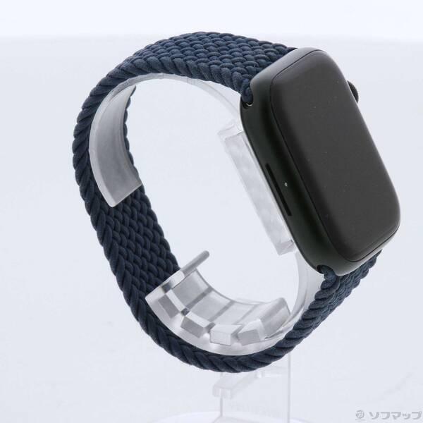 〔中古〕Apple(アップル) Apple Watch Series 7 GPS 45mm グリーンアルミニウムケース アビスブルーブレイデッドソロループ〔262-ud〕 |  | 03
