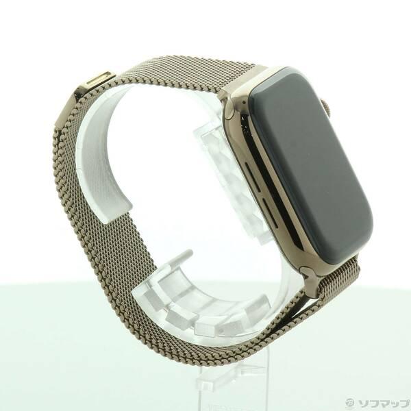 〔中古〕Apple(アップル) Apple Watch Series 5 GPS + Cellular 44mm ゴールドステンレススチールケース ゴールドミラネーゼループ〔344-ud〕 |  | 03