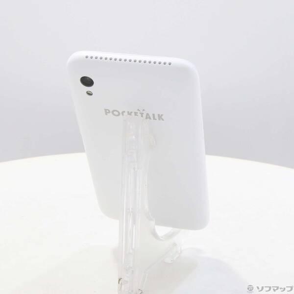 〔中古〕SOURCENEXT(ソースネクスト) POCKETALK S Plus ホワイト PTSPGW〔247-ud〕 |  | 02
